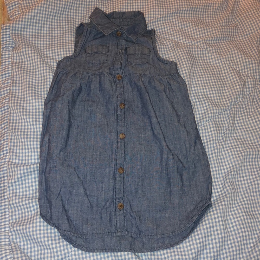 CHAMBRAY TODDLER DRESS